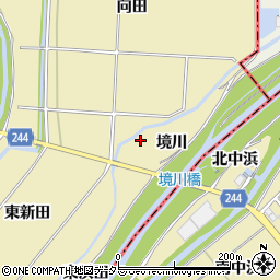 愛知県大府市北崎町境川6周辺の地図