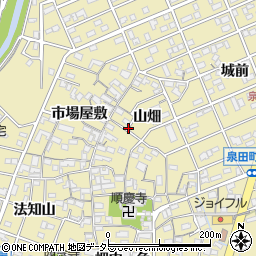 山畑96-1☆アキッパ駐車場周辺の地図