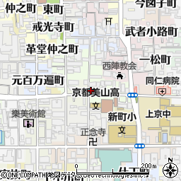 京都府京都市上京区元真如堂町355周辺の地図