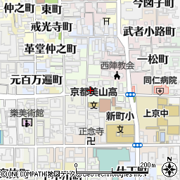 京都府京都市上京区元真如堂町356周辺の地図