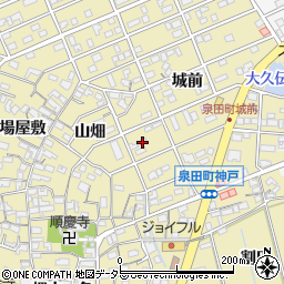 愛知県刈谷市泉田町城前135-8周辺の地図
