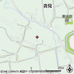 千葉県南房総市沓見周辺の地図