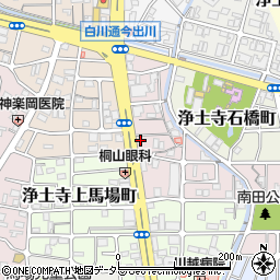 京都府京都市左京区浄土寺東田町19周辺の地図