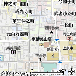 京都府京都市上京区西之口町232-2周辺の地図