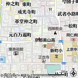 京都府京都市上京区西之口町228-2周辺の地図