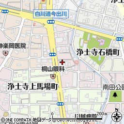 京都府京都市左京区浄土寺東田町21周辺の地図