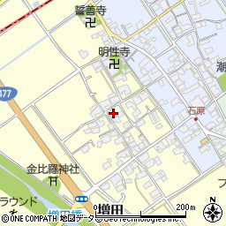 滋賀県蒲生郡日野町増田126周辺の地図