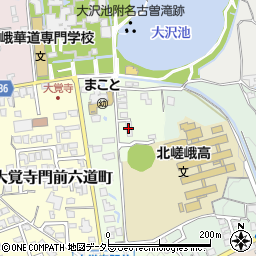 ハイツ大覚寺周辺の地図