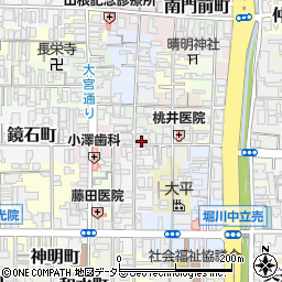 京都府京都市上京区弾正町744周辺の地図
