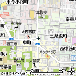 京都府京都市上京区一観音町421周辺の地図