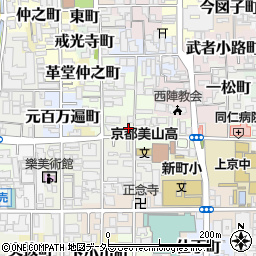 京都府京都市上京区西之口町232-1周辺の地図