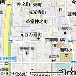 京都府京都市上京区一条横町周辺の地図