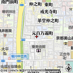 京都府京都市上京区西川端町周辺の地図