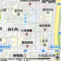 京都府京都市上京区下石橋南半町55周辺の地図