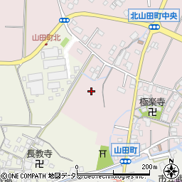 滋賀県草津市北山田町111周辺の地図