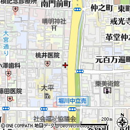 クリスタルグランツ京都御所西周辺の地図
