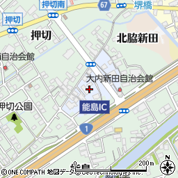 静岡県静岡市清水区大内新田周辺の地図