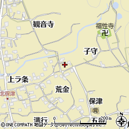 京都府亀岡市保津町子守56周辺の地図