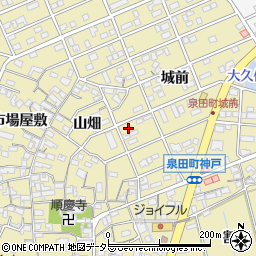 愛知県刈谷市泉田町城前135-6周辺の地図