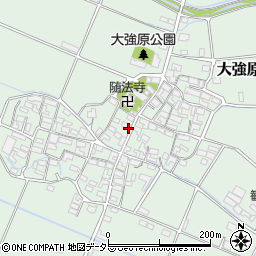 三重県三重郡菰野町大強原1225-1周辺の地図