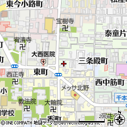 京都府京都市上京区一観音町418-2周辺の地図