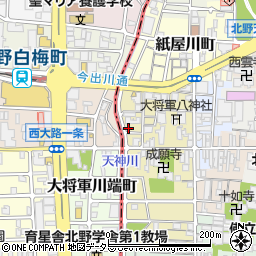 京都府京都市上京区西町20周辺の地図