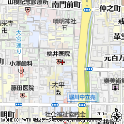 京都府京都市上京区如水町82周辺の地図