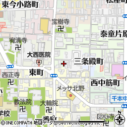京都府京都市上京区一観音町413周辺の地図