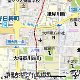 京都府京都市上京区西町17周辺の地図