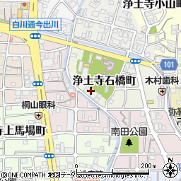 京都府京都市左京区浄土寺石橋町周辺の地図