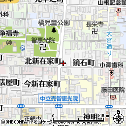 京都府京都市上京区鏡石町周辺の地図