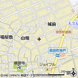 愛知県刈谷市泉田町城前135周辺の地図