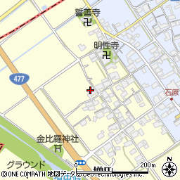 滋賀県蒲生郡日野町増田164周辺の地図
