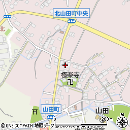 滋賀県草津市北山田町102周辺の地図