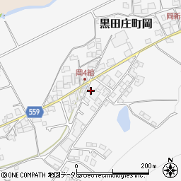 兵庫県西脇市黒田庄町岡1079-26周辺の地図