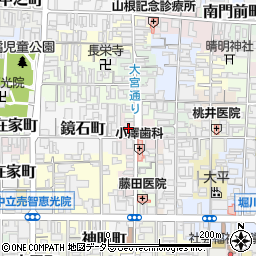 京都府京都市上京区下石橋南半町周辺の地図