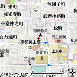 京都府京都市上京区元真如堂町372周辺の地図