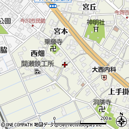 愛知県刈谷市今岡町西畑51周辺の地図