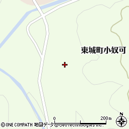 広島県庄原市東城町小奴可3222周辺の地図