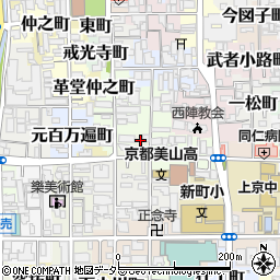 京都府京都市上京区西之口町228-1周辺の地図