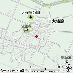 三重県三重郡菰野町大強原749周辺の地図