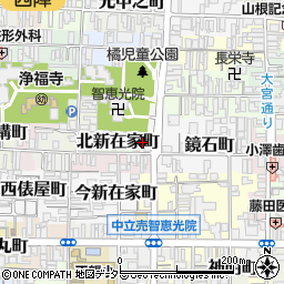 京都府京都市上京区北新在家町324-3周辺の地図