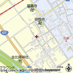 滋賀県蒲生郡日野町増田151周辺の地図