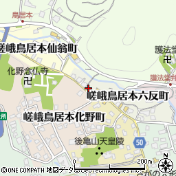 あだしの井和井周辺の地図