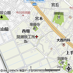 愛知県刈谷市今岡町西畑50周辺の地図