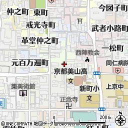 京都府京都市上京区西之口町232-5周辺の地図