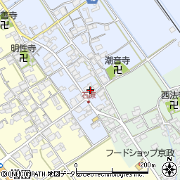 滋賀県蒲生郡日野町石原1190周辺の地図