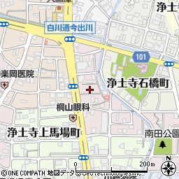 京都府京都市左京区浄土寺東田町32周辺の地図