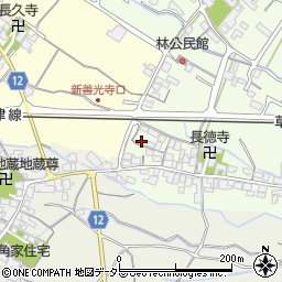 滋賀県栗東市林72周辺の地図