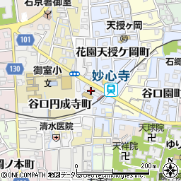 京都市御室老人デイサービスセンター周辺の地図